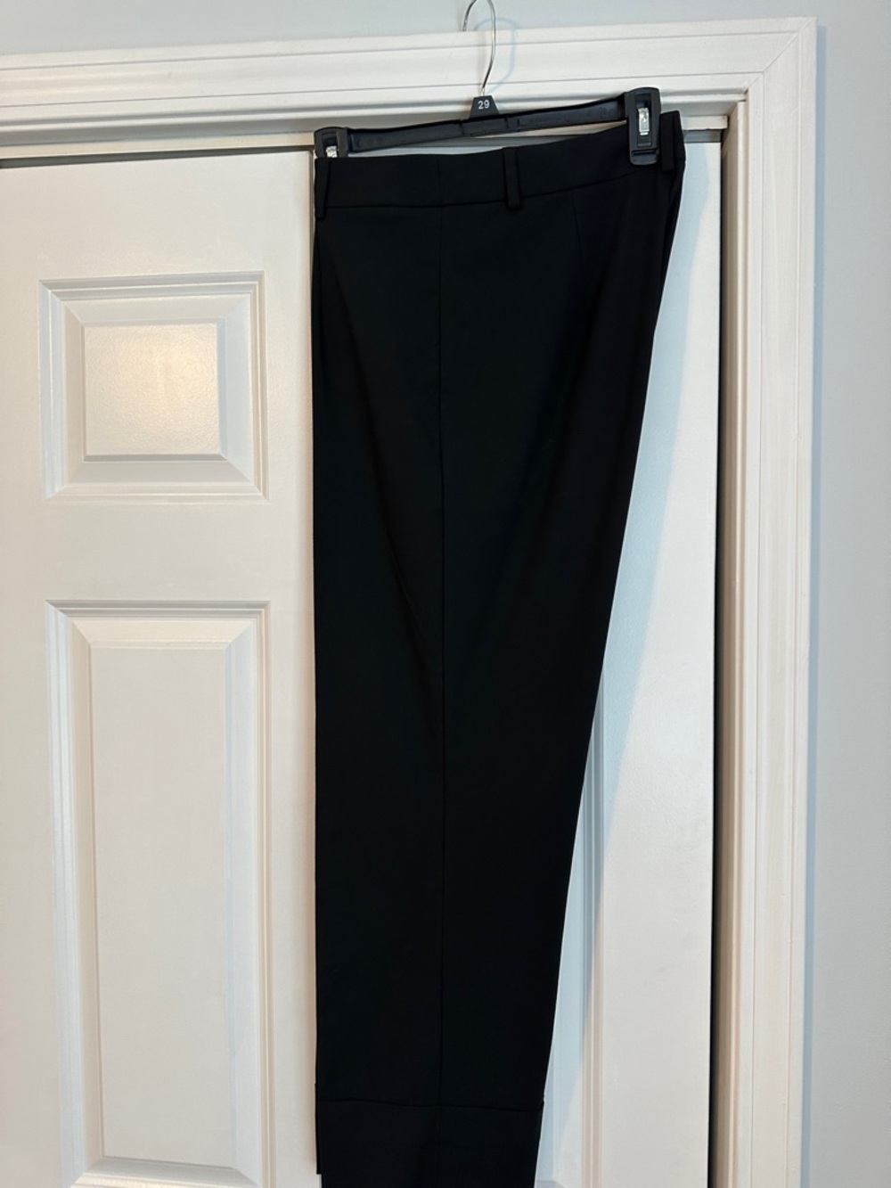 Jones New York Black Straight Leg Trousers